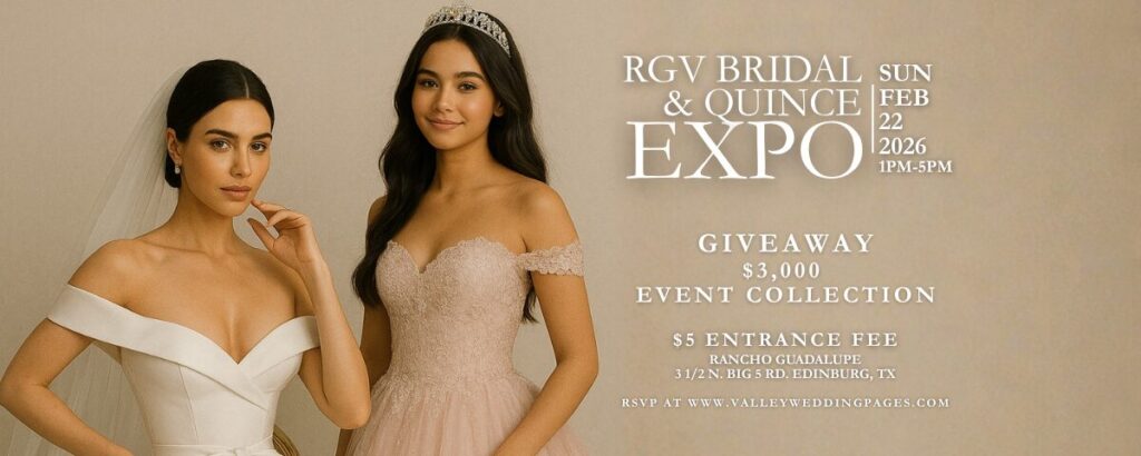 VENDORS: RGV Bridal & Quince Expo 2026 1 2026 EXPO Rancho WEB BANNER 1