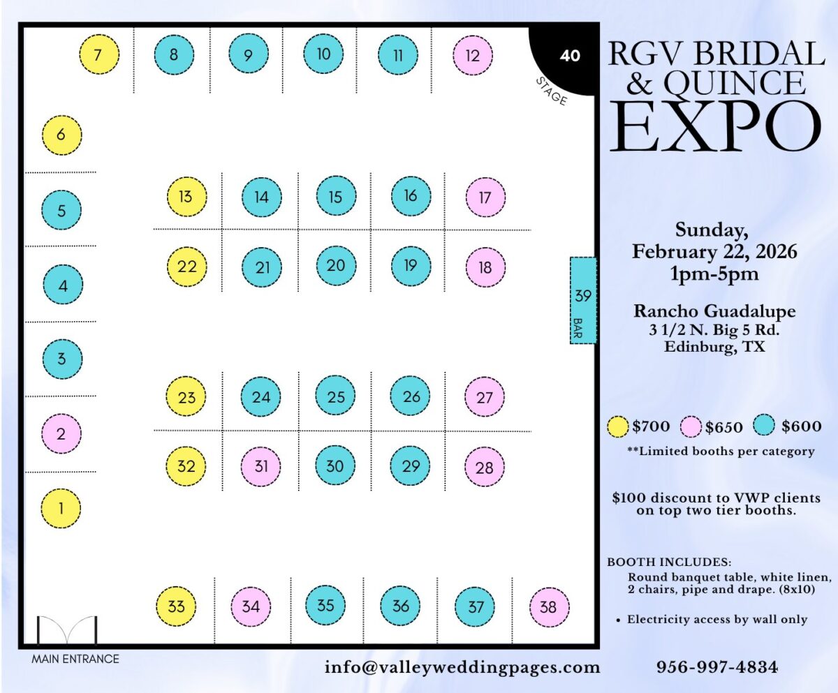 VENDORS: RGV Bridal & Quince Expo 2026 3 Expo at Rancho 1