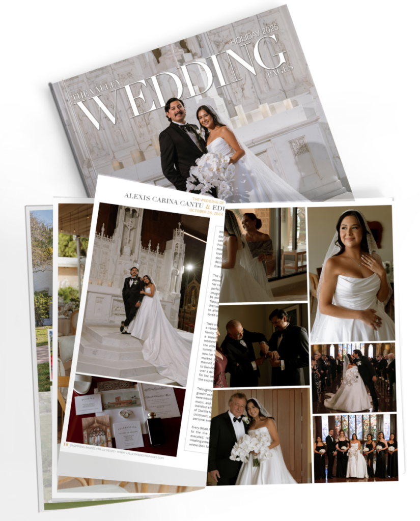 Real Weddings & Quinceañeras 2 Holiday 2025 Layout Mock Up